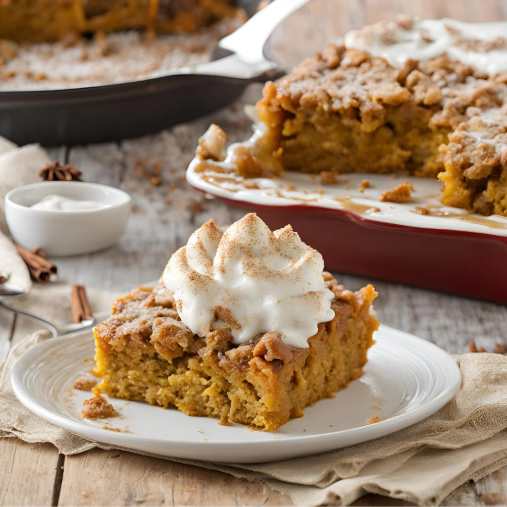 Pumpkin Dump Cake with Spice Cake Mix Recipe